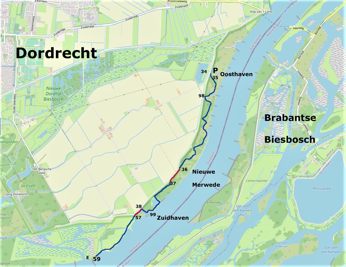 JR 01. kaartBiesbosch